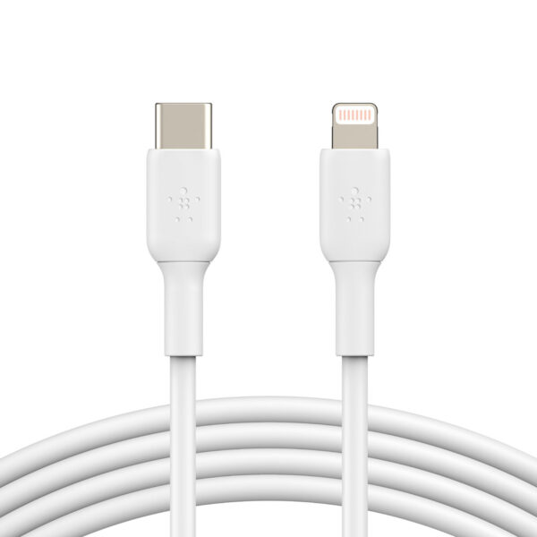 Belkin Câble USB-C vers Lightning 60W MFI (Blanc) - 1 m