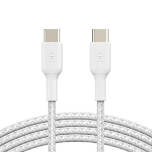 Belkin Câble USB-C vers USB-C renforcé 60 W (Blanc) - 1 m