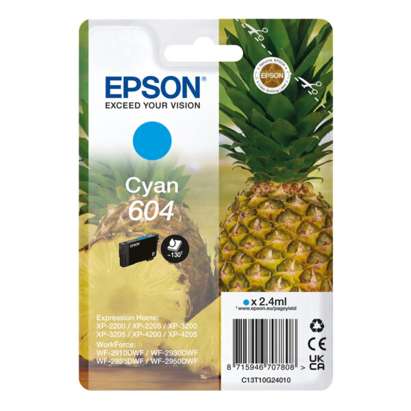 Epson Ananas 604 Cyan