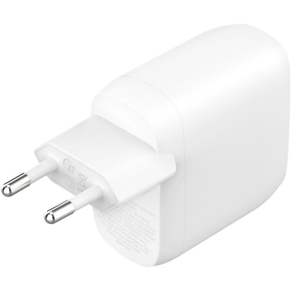 Belkin Chargeur secteur 2 ports USB-C 60 W (2 x 30 W) (Blanc)