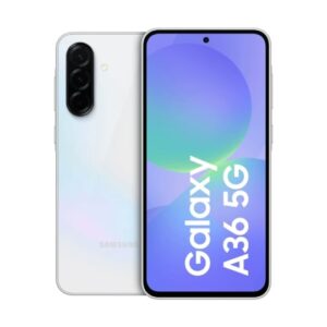 Galaxy A36 IP67 - Blanc - 128 Go - 5G - écran 6,6" - RAM 6 Go - Double SIM - 50+8+5 Mpx - 12 Mpx - Android 15 - garantie