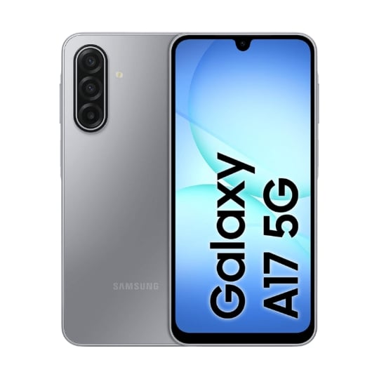 Galaxy A17 - Gris - 128 Go - 5G - écran 6,7" - RAM 4 Go - Double SIM - 50+5+2 Mpx - 13 Mpx - Android 15 - garantie 2 ans