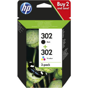 X4D37AE - Cartouches 302 Pack - (Noir/Couleur)