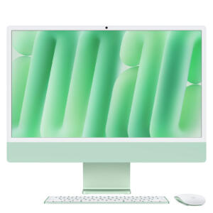 iMac 24'' (2024) - Vert - écran Retina 4,5K 24'' - M4 - CPU 8 / GPU 8 - RAM 16 Go - 256 Go SSD - garantie 2 ans